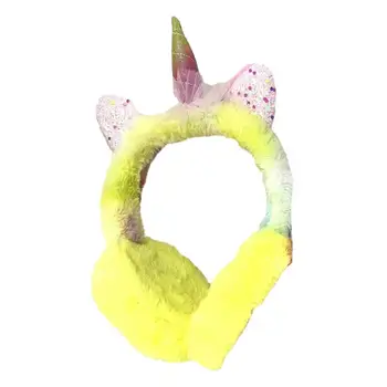 Модные модные Bluetooth-совместимые наушники для детей Плюшевые кошачьи наушники Плюшевая кошка Внешний вид Беспроводная гарнитура Красочный