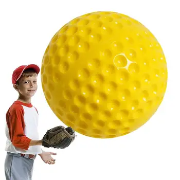  Тренировочные бейсбольные мячи для рекреационного использования Пустые игровые мячи 9/12 дюймов Мягкие PU Бейсбольные мячи для детей Подростки Тренировочные мячи Пустые
