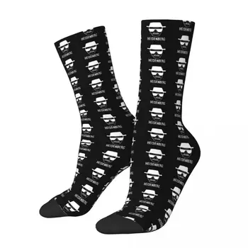 Осень-зима Harajuku Мужские женские носки Breaking Bad Heisenberg Нескользящие футбольные носки
