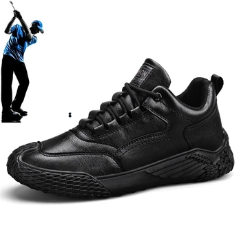  Мужская обувь для гольфа Модная спортивная обувь для фитнеса и ходьбы Мужская новая удобная обувь для бега без гвоздя