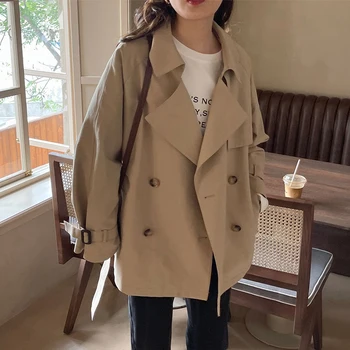 2023 пальто для женщин новая мода свободный корейский стиль женский весна и осень универсальная бесплатная доставка