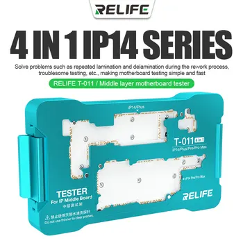 RELIFE T-011 Многослойный тестер материнской платы для iPhone 14 / 14Plus / 14Pro / 14 Pro Max Решение проблемы ламинирования и многослойности во время теста