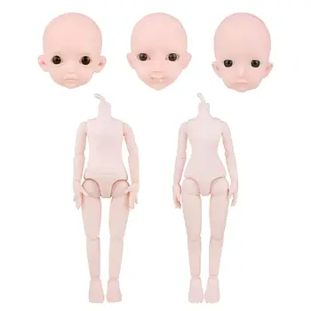 12 дюймов Куклы с шарнирным соединением Подвижные шарнирные куклы 1/6 BJD для дисплея Декор Орнамент Коллекционные предметы Девочки Мальчики