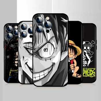Ударопрочный мягкий силиконовый чехол для Apple iPhone 15 14 13 12 11 XS XR X 8 7 Pro Max Plus mini Anime One Piece Чехол для телефона