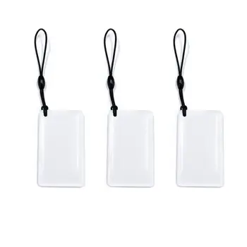 белый, 3 упаковки 13,56 МГц MktStleat IC Карта Брелок Дверь Дверь Smart TTLock Key RFID-карты Tarjeta Брелок
