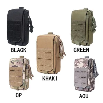 Тактический чехол Molle для мужчин, чехол для мобильного телефона, военная поясная сумка, уличная сумка для инструментов EDC, сумка для жилета, охотничий компакт