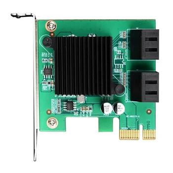 4 порт III PCI-e Плата расширения контроллера 4-портовый адаптер PCI-SATA3.0 Дропшиппинг
