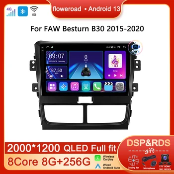 Автомагнитола Мультимедийный плеер для FAW Besturn B30 2015-2020 2din Android Apple Carplay Auto DVD Navigation GPS Стерео Видео Экран