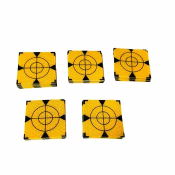 20 шт. Желтый отражательный лист 40 x 40 мм Светоотражающая лента для тахеометра