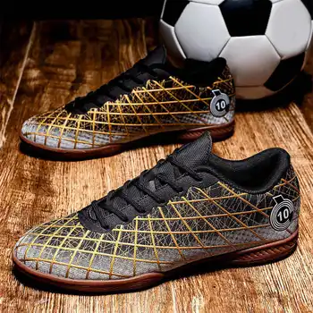 Высококачественная футбольная обувь унисекс Дышащая мужская футбольная спортивная обувь Нескользящие футбольные бутсы для мужчин Большой размер 47