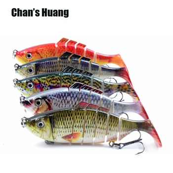 Chan's Huang Шарнирная Свимбейт 10CM 16.5G T-Tail Fishing Приманка Воблеры Тонущая Жесткая Искусственная Наживка Щука Мускусный Басс Снасти