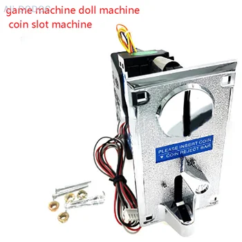 JY-100F Мультивалютный монетоприемник Электронный механизм выбора монеты для аркадных игр Торговый автомат с диспенсером для воды