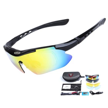 Утилита 5 линз Рыболовные очки UV400 Поляризованные солнцезащитные очки для рыбалки Спорт Скалолазание Велоспорт Очки Унисекс Кемпинг Походы Очки