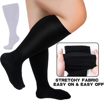  Увеличенные компрессионные носки больших размеров для мужчин с варикозным расширением вен Диабет На открытом воздухе Спорт Бег Фитнес Носки для женщин Mne