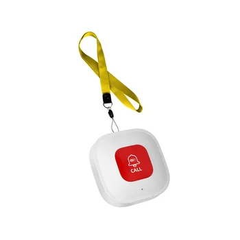 Tuya WiFi Умная кнопка вызова SOS Беспроводной пейджер для лиц, осуществляющих уход, Передатчик телефонных оповещений, Кнопка экстренного вызова для пациента
