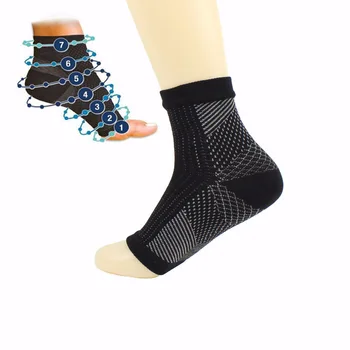 Comfort Foot Anti Fatigue женские компрессионные носки Рукав Эластичные мужские носки Женщины Снимают отек лодыжки sokken унисекс кальцетины