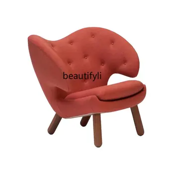 Индивидуальный современный датский арт-дизайнер Досуг Скандинавский минимализм Frp Специальная форма Креативная удобная мебель для кресла