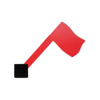Универсальный флаг почтового ящика профессиональный повернутый на 90 ° для исходящей почты Почтовые принадлежности Украшение Самоклеящиеся красные почтовые флаги