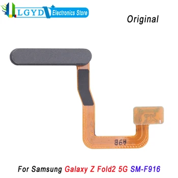 Для Samsung Galaxy Z Fold2 5G SM-F916 Оригинальный датчик отпечатков пальцев Гибкий кабель Запасные части
