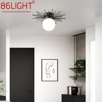 86LIGHT Современный латунный потолочный светильник Nordic Simple Creative Медные светильники Главная Для Лестницы Декор прохода