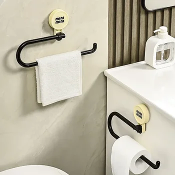 Вешалка для бумаги в рулоне присоски, бумажное полотенце, стойка для размещения рулонов туалетной бумаги, неперфорированная ткань, аксессуары для хранения полотенец