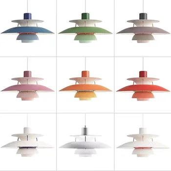 датский дизайн 40 см лампа светодиодный подвесной светильник loui высокое качество Poulsen Decor 50 см слой подвесной светильник кухонная подвесная лампа