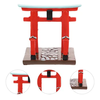Принадлежности для рукоделия Мини-дом Torii Gate Props Аксессуары Аксессуары Миниатюрный декор