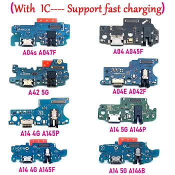  Протестированный USB-порт зарядки Разъем Микрофон Плата Кабель для Samsung A05S A23 A24 A14 4G A145F A34 A54 5G A146B A146P A04E A05