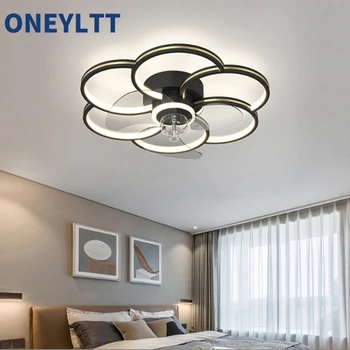 Amazon 110 В Американский новый невидимый потолочный фонарь Потолочный вентилятор Светильник для комнаты Вентилятор для спальни