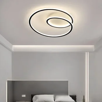 Современный светодиодный минималистичный потолочный светильник для гостиной, столовой, спальни, кабинета, ресторана, прохода, светильника, блеска, украшения дома