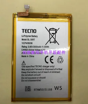 для новой литиевой батареи 3000 мАч для телефонов TECNO BL-30RT