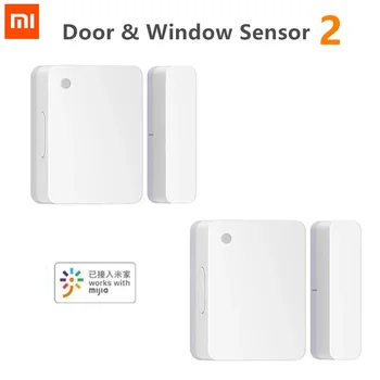 Оригинальный датчик дверного окна Xiaomi 2 Bluetooth 5.1 Обнаружение света Записи открытия/закрытия с приложением Mijia
