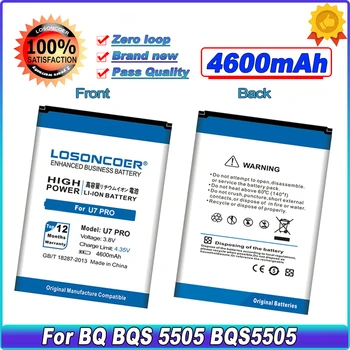 LOSONCOER 4600 мАч Аккумулятор для Oukitel U7 Pro BQ BQS-5505 Amsterdam / BRAVIS A551