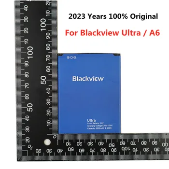 2023 Новый оригинальный аккумулятор Blackview Ultra A6 емкостью 2200 мАч для сотового телефона Blackview Ultra / A6 Высококачественные перезаряжаемые батареи