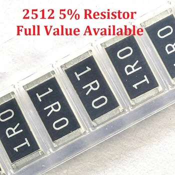 100 шт./лот SMD Чип-резистор 2512 36K / 39K / 43K / 47K / 51K / Ом 5% Сопротивление 36/39/43/47/51/K Резисторы Бесплатная доставка
