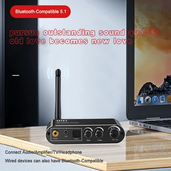 Цифро-аналоговый аудио ЦАП Преобразователь Spdif Оптический коаксиальный сигнал в 3,5 мм 3,5 AUX RCA Усилитель Декодер Bluetooth 5.0 Приемник