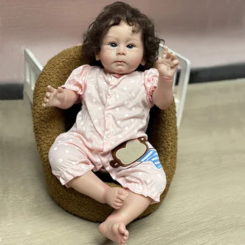 55CM Reborn Girl Закончила уже нарисованную куклу Хаксли с высококачественной 3D-кожей Многослойная покраска видимых вен