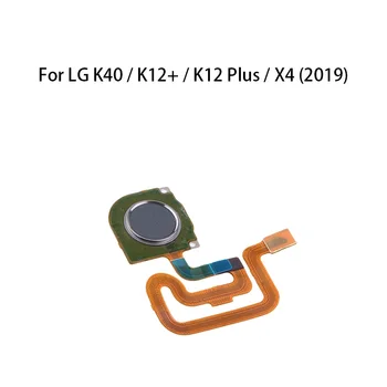 org Home Кнопка питания Датчик отпечатков пальцев Гибкий кабель для LG K40 LMX420 LMX420EMW LM-X420 / K12 + / K12 Plus / X4 (2019)