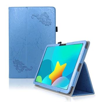 Печать Цветочный Чехол для Lenovo IdeaPad Duet 3 Chromebook 11 '' Планшетный ПК Чехол из искусственной кожи с держателем для рук Grip Shell