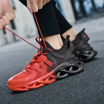 Всематчевые кроссовки с лезвием для мужчин Сетчатая спортивная обувь для бега трусцой Кроссовки на открытом воздухе Мужская модная обувь Мужская обувь 39-46