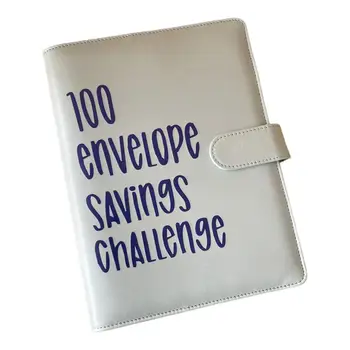 Envelope Challenge Binder 100 Envelope Challenge Planning Notebook for fournitures scolaires